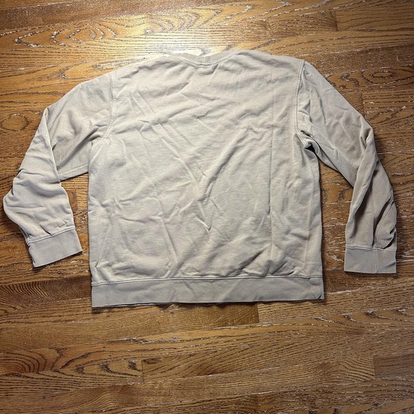 Eddie Bauer Pullover Sweater Mens XL Tan Crewneck Fleece Lined Casual Fall 2022 - Picture 10 of 14